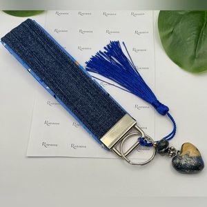 lanyard Keychain, Lanyard Key Chain, Car Keychain Made of 100% cotton Fabric.